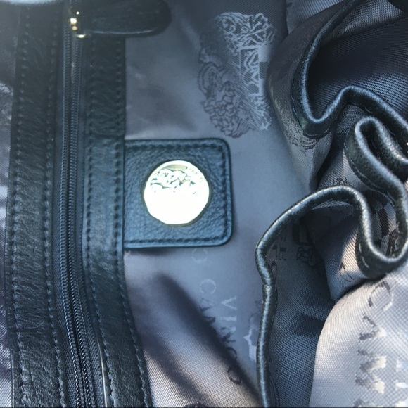 Vince Camuto black leather chain purse handbag - Picture 10 of 13